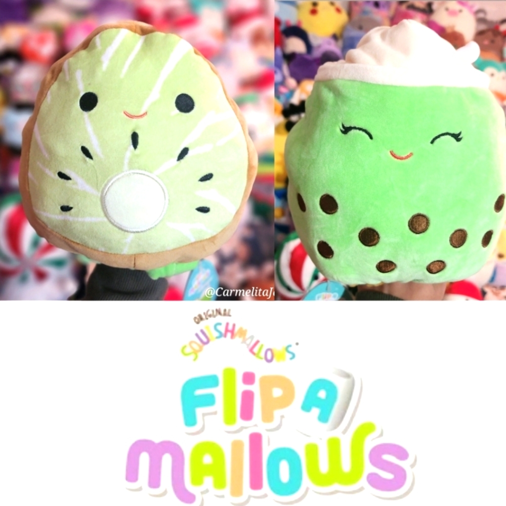 KACHINA 🔄 SEVDA 🥝 FlipAMallow Original Squishmallow by Kelly Toy ☆》NWT《☆